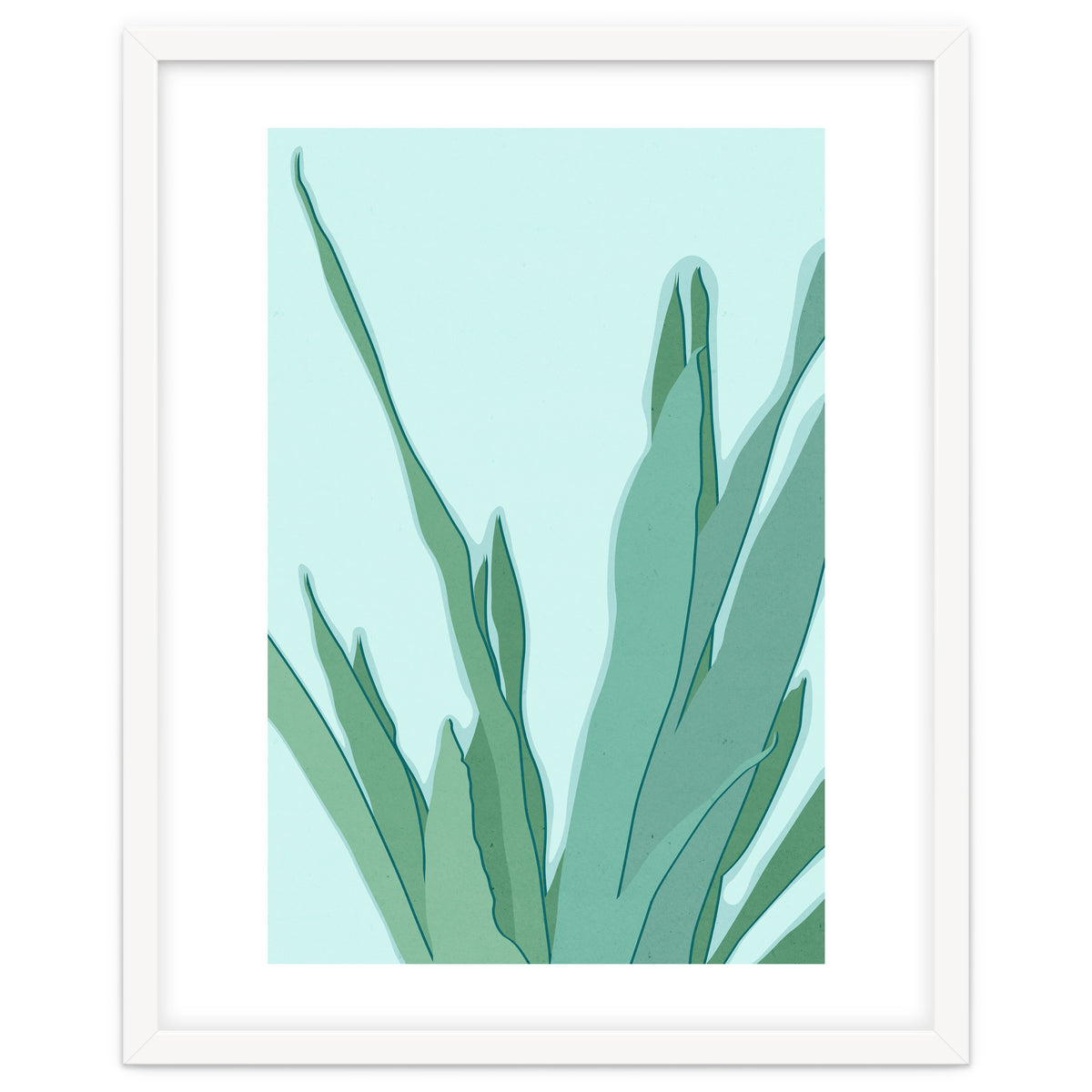 Minimal Snake Plant Leaves - Greener Eden