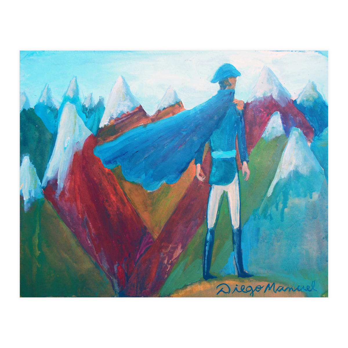 San Martin Cruzando Los Andes 5 (Print Only)