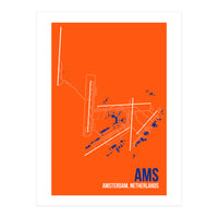 Amsterdam Airport Layout (Print Only)