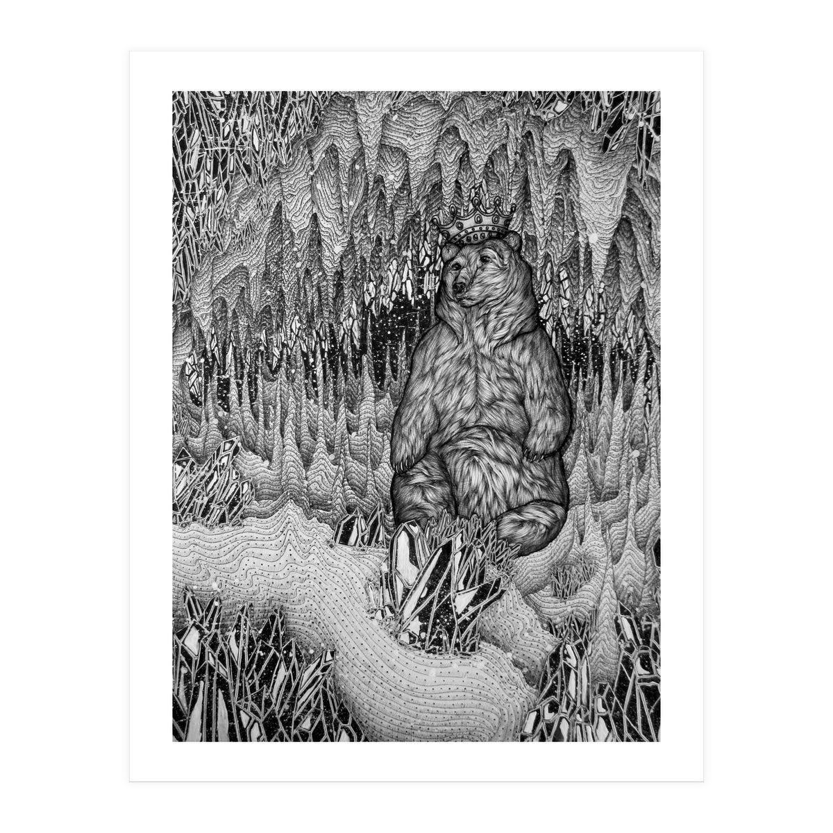 Cave Of The Bear King (Print Only)