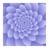 3 D Modern Purple Floral (Print Only) thumbnail