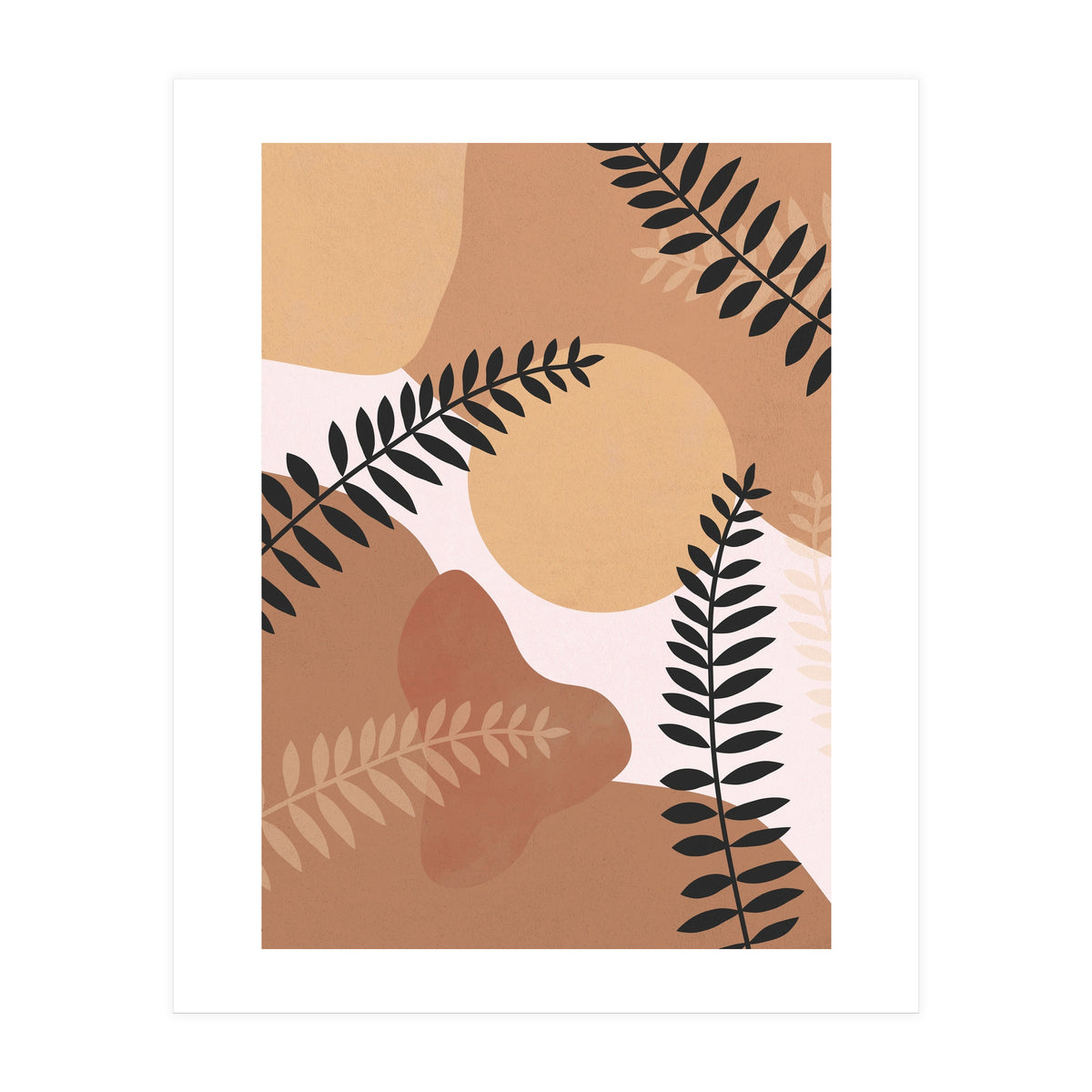 Boho Fern Leaves (Print Only)