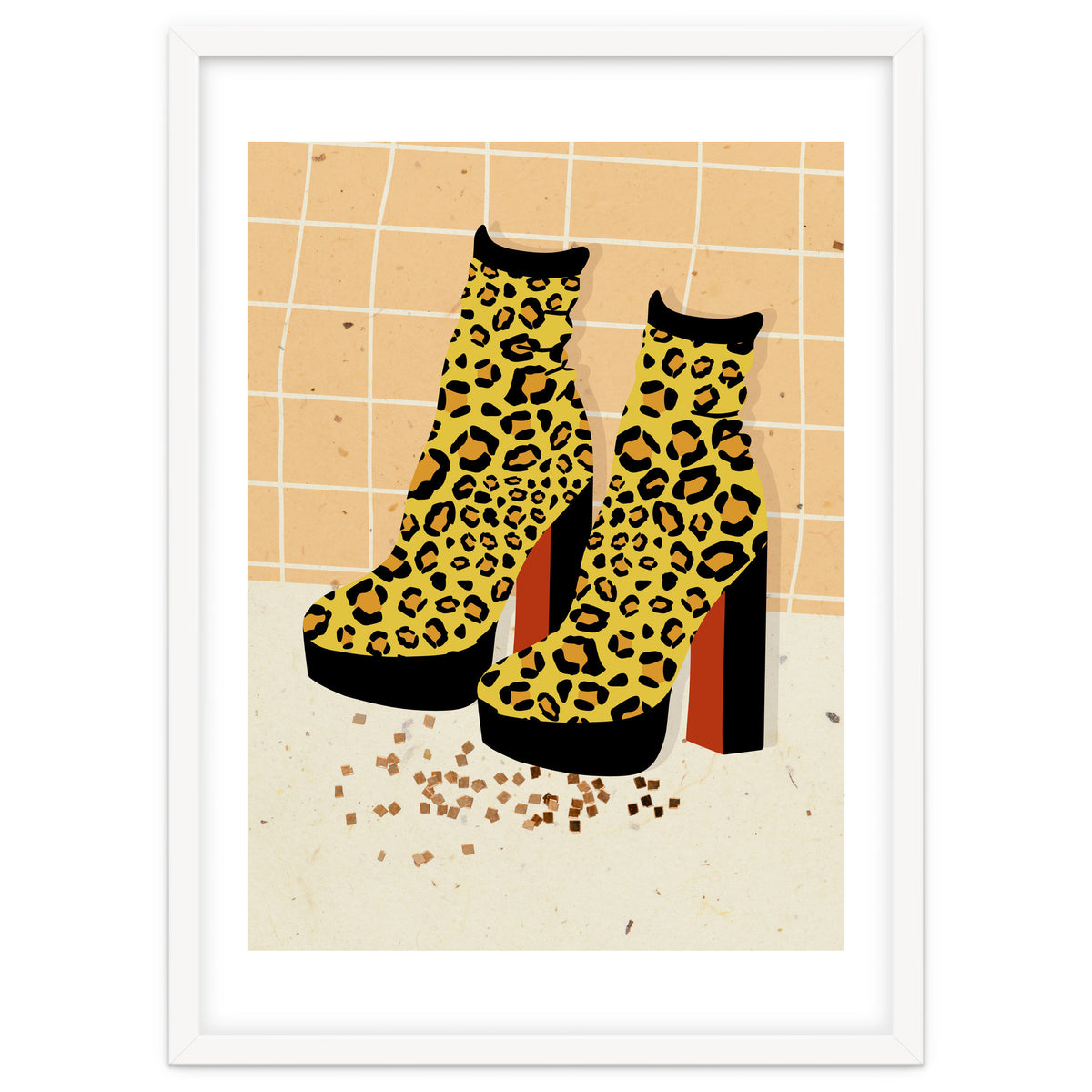 Leopard Disco Platforms