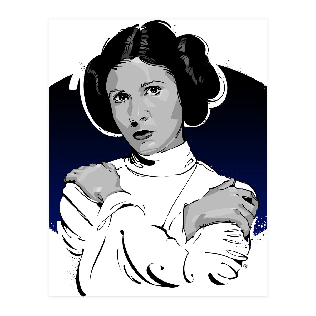 Leia STAR WARS (Print Only)