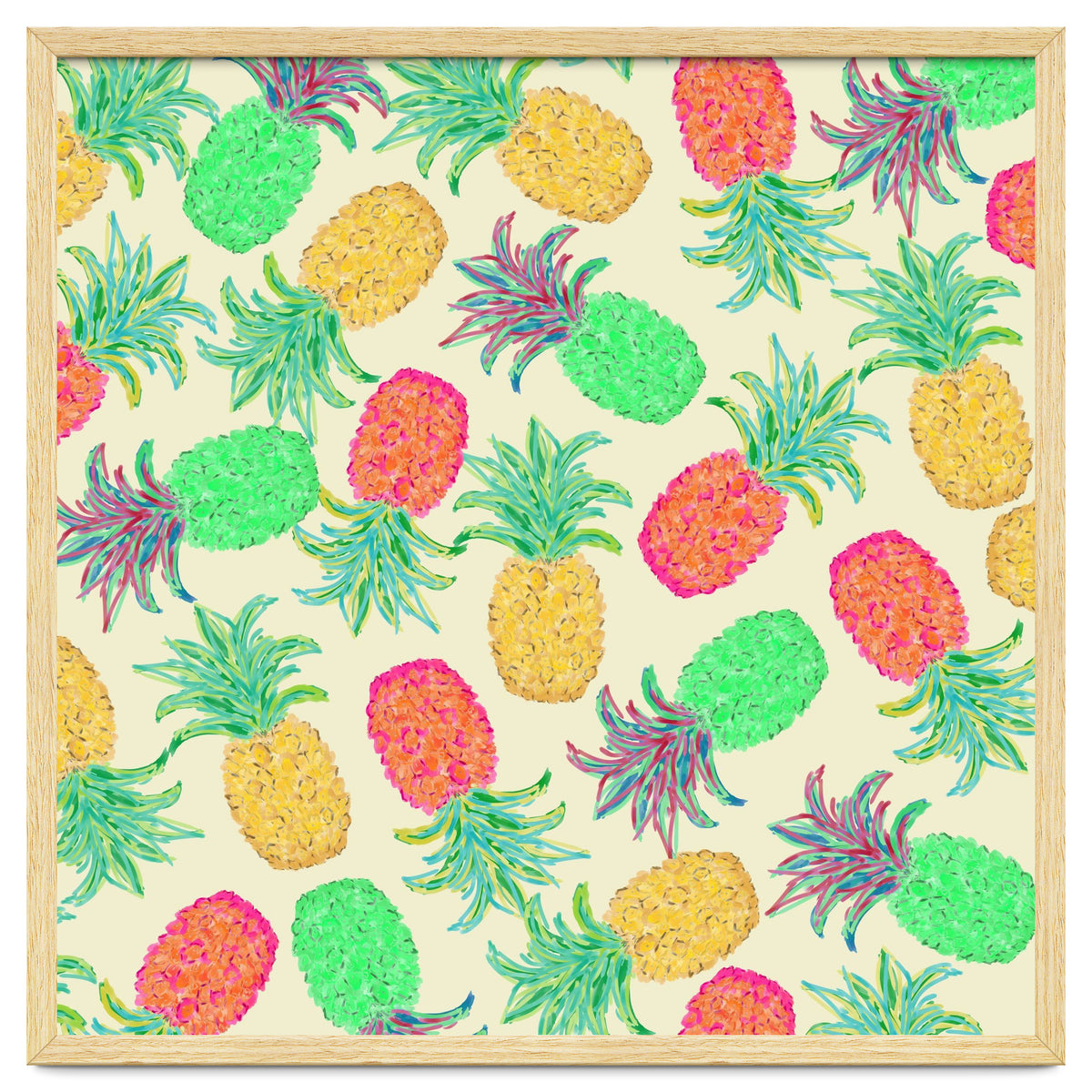 Pineapple Pandemonium Multicolo