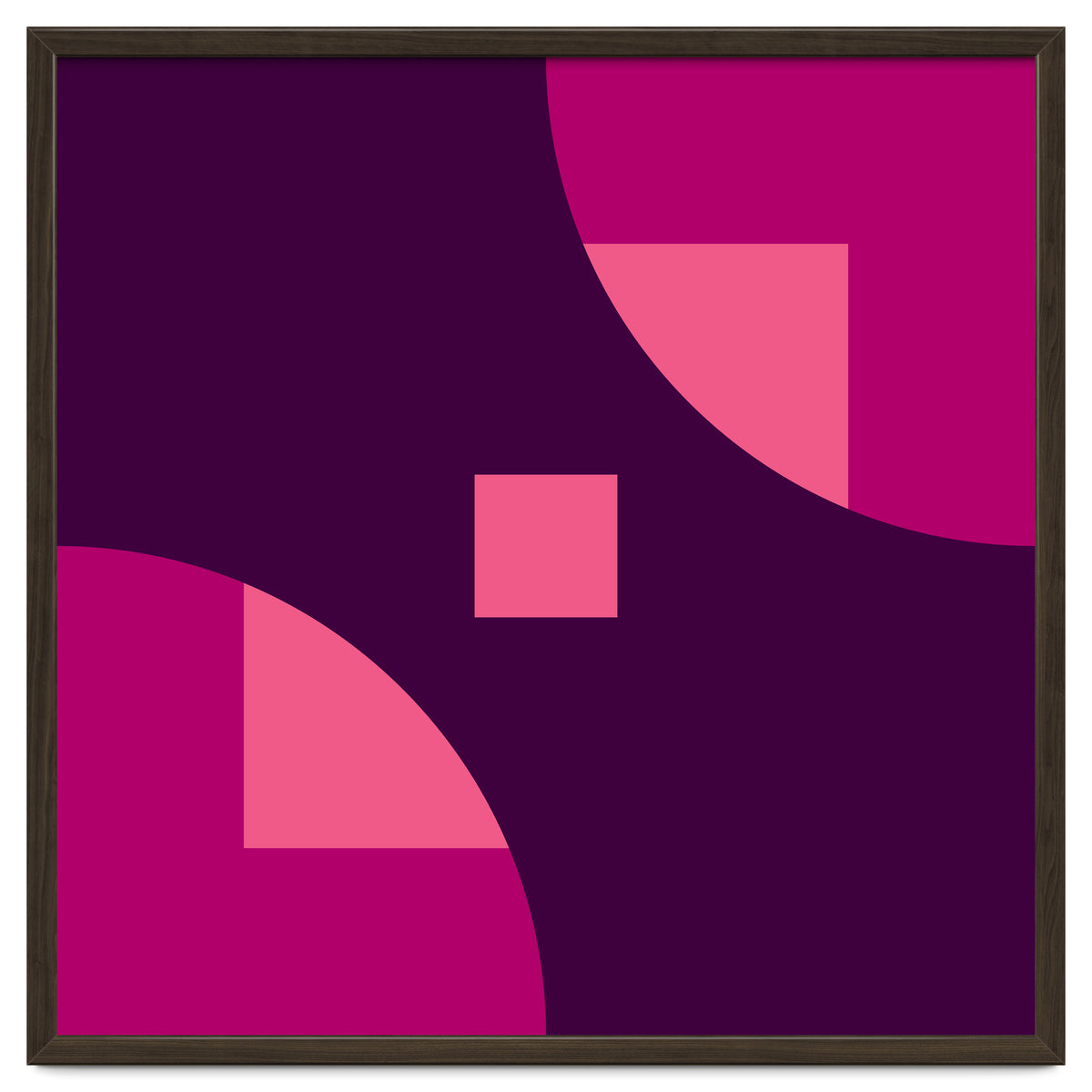 Geometric Shapes No. 1 - purple & pink squares