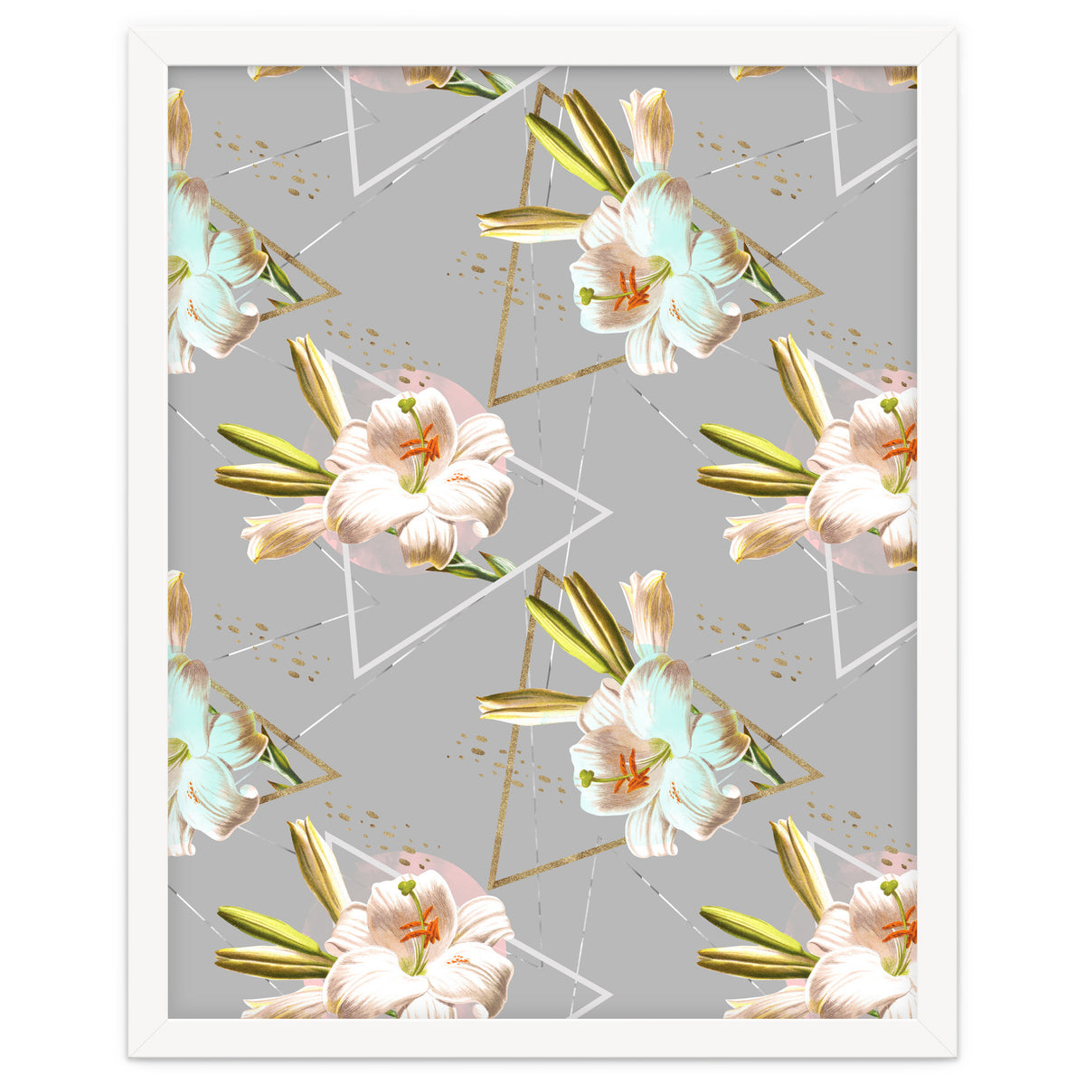 Botanical blooming with geometric 02
