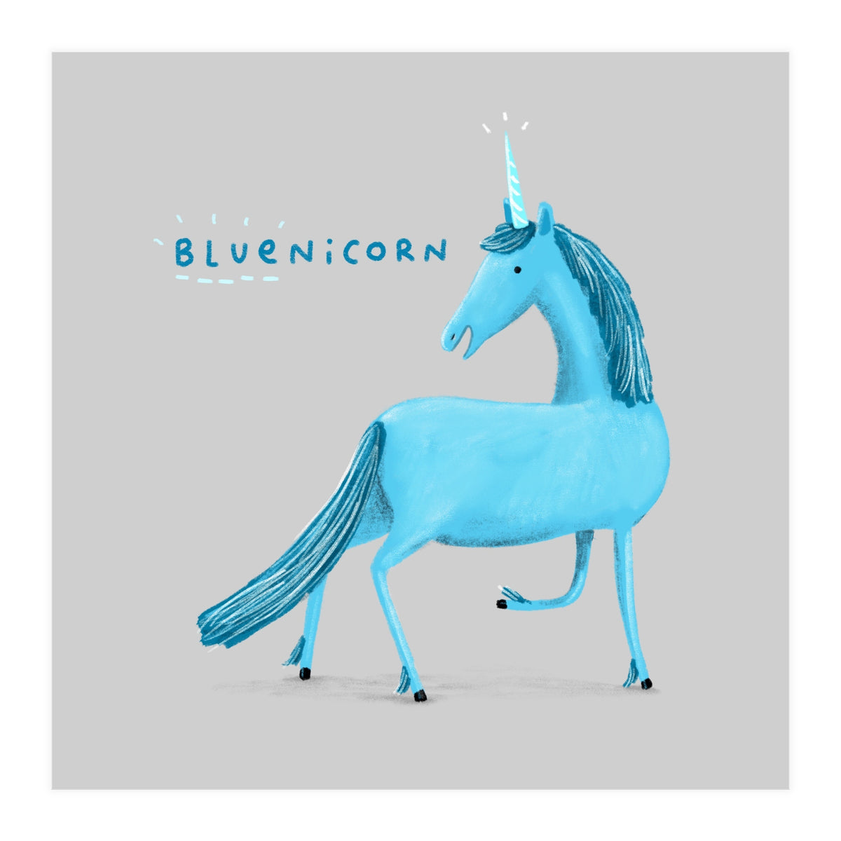 Bluenicorn (Print Only)