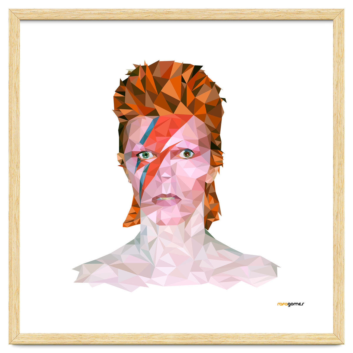 David Bowie Low Poly