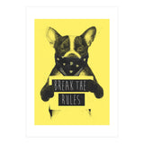 Rebel Dog Yellow (Print Only) thumbnail
