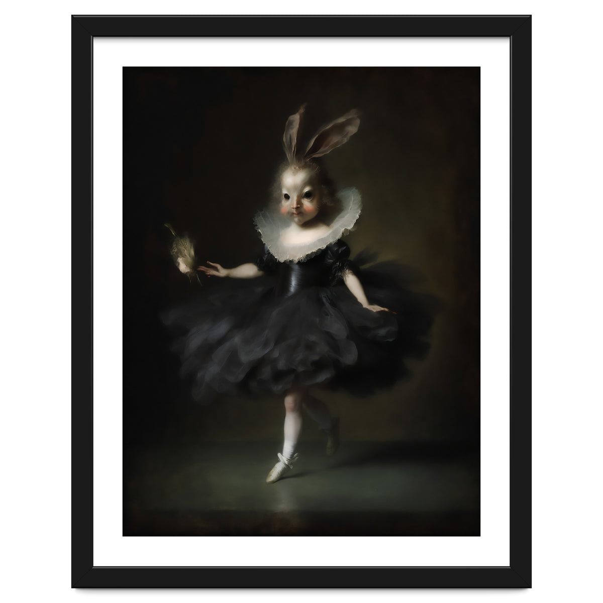 Gothic Hare-Girl Hybrid Ballerina