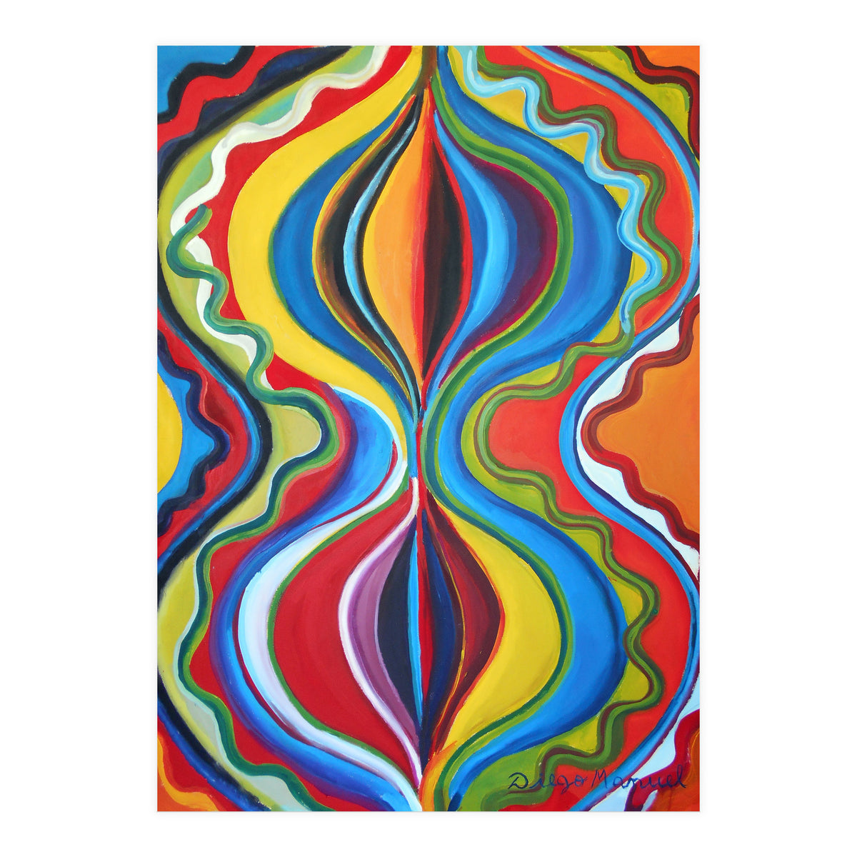 Graffiti Con Dos Centros (Print Only)