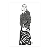 Untitled #40 - Woman in striped skirt (Print Only) thumbnail