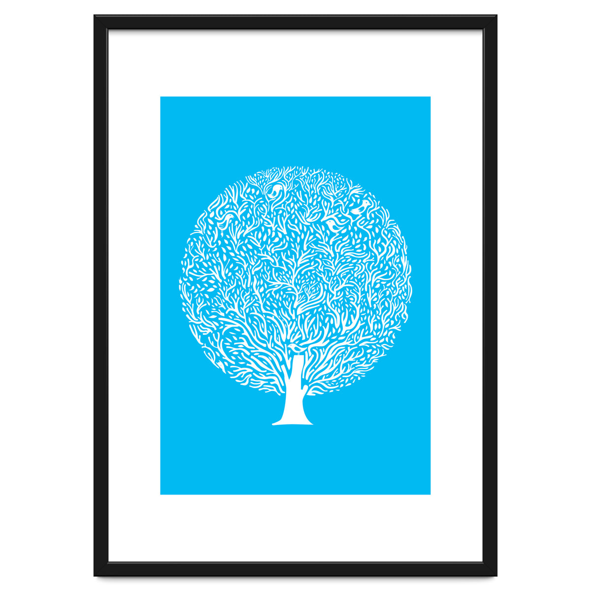 Blue tree
