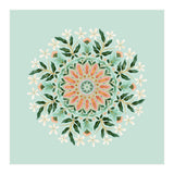 Floral Mandala | Mint Green (Print Only) thumbnail