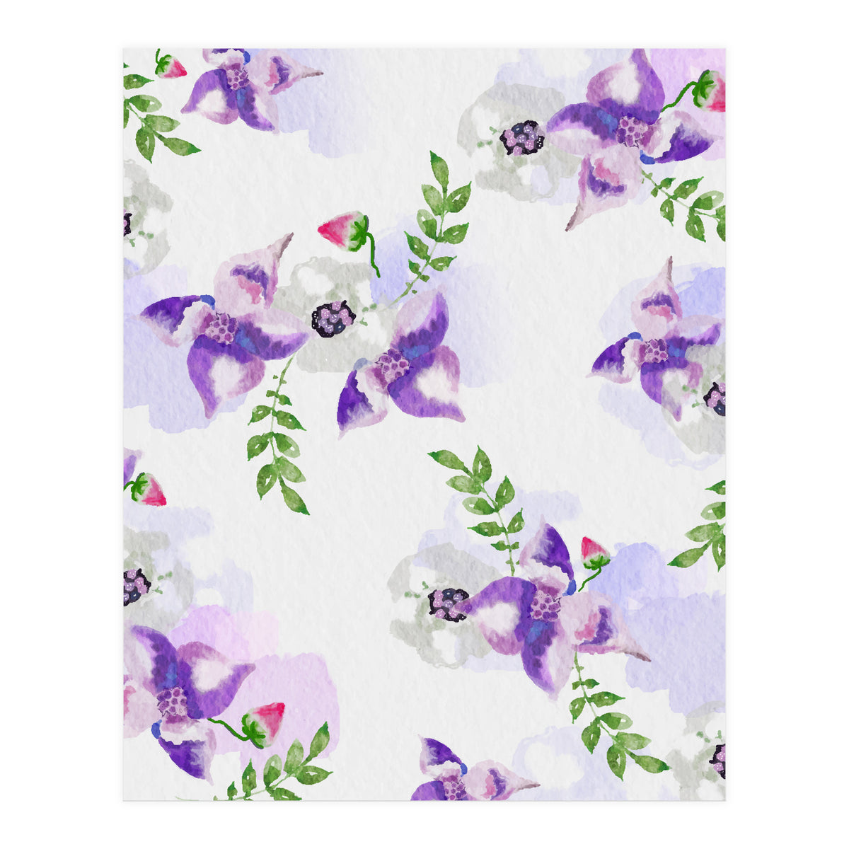 Watercolor Florals (Print Only)