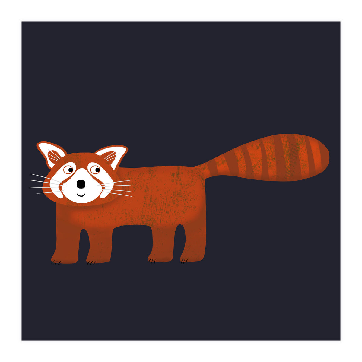Red Panda Dark (Print Only)