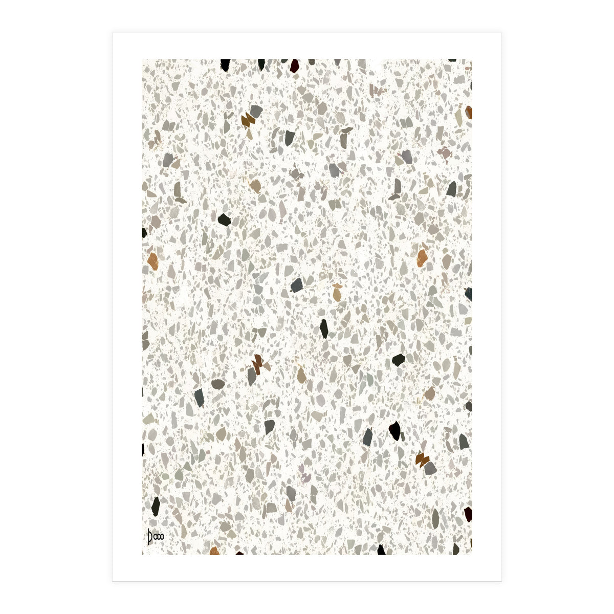 White Terrazzo (Print Only)