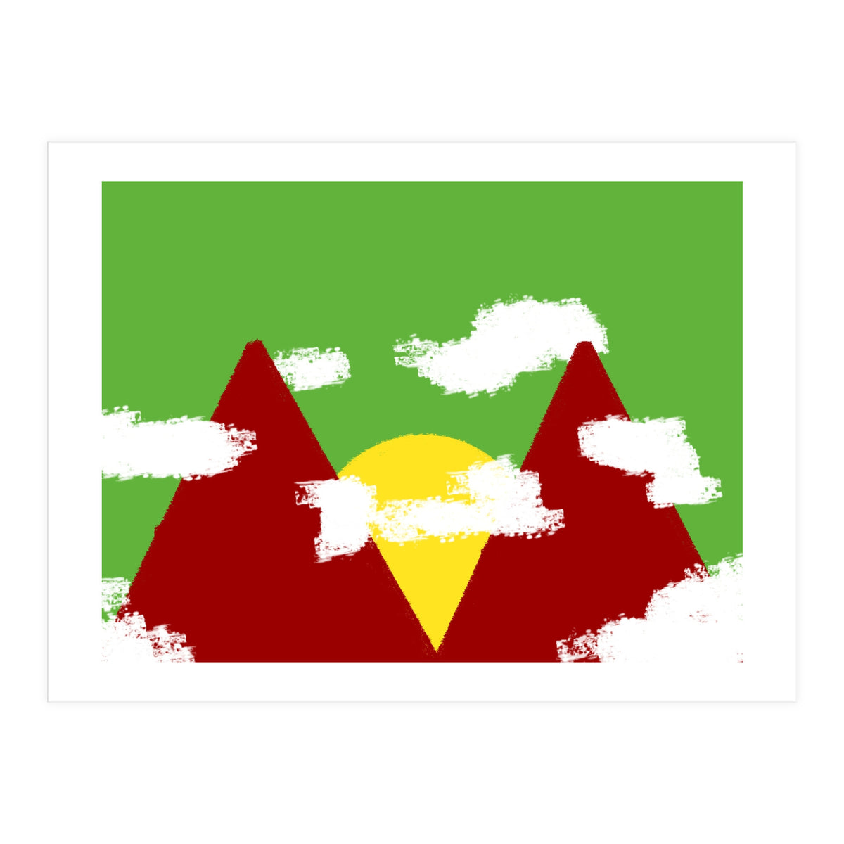 Dawn At The Camping (Print Only)