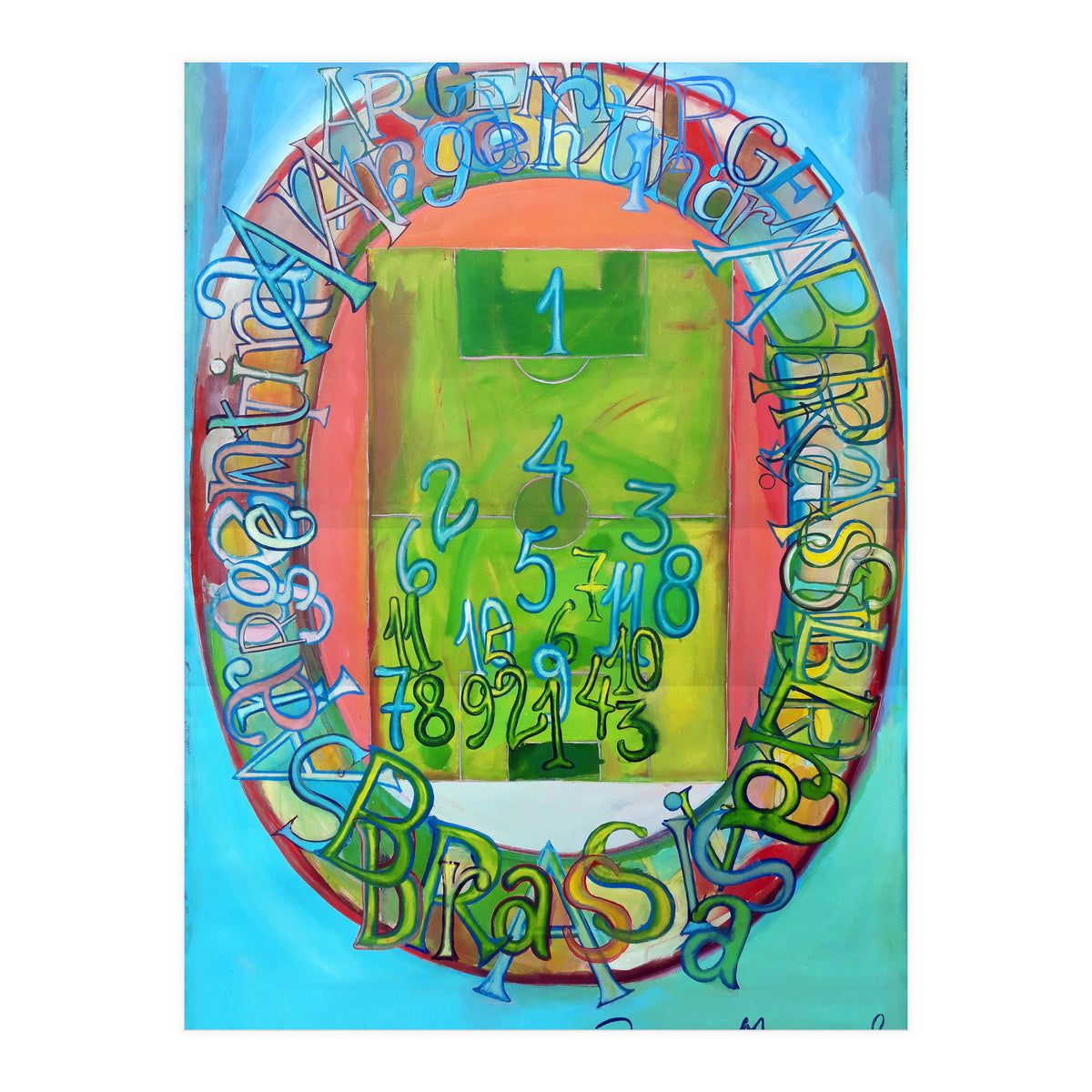 Brasil Argentina 2 (Print Only)