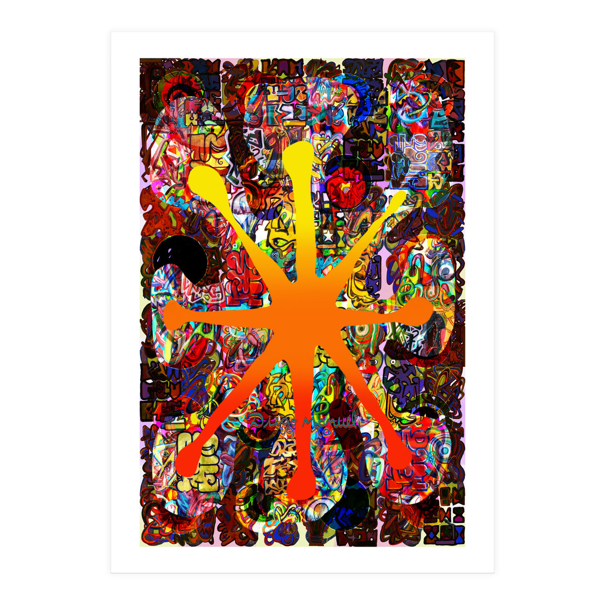 Fuego Y Graffiti 73 (Print Only)