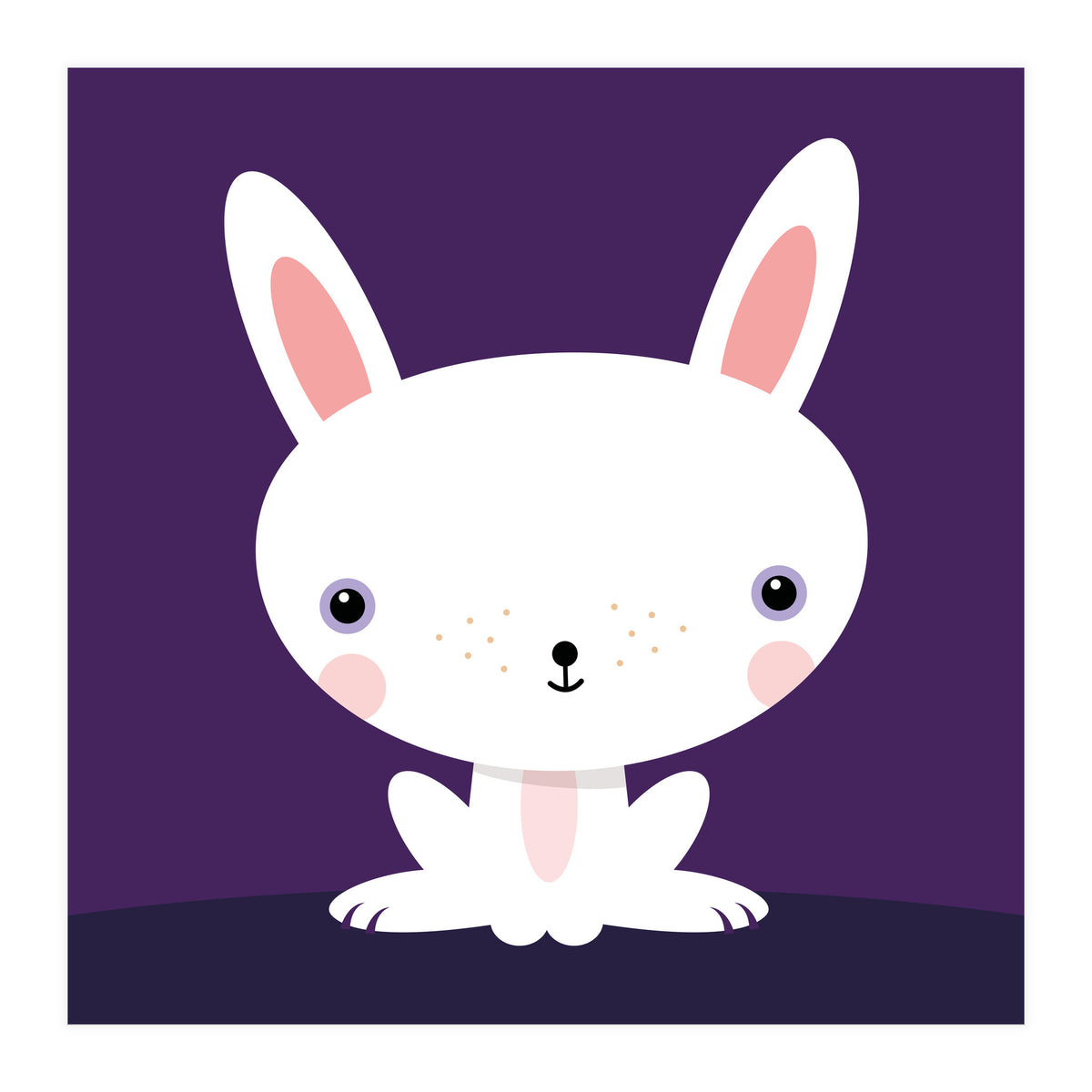 Nursery Kawaii Rabbit (Print Only)