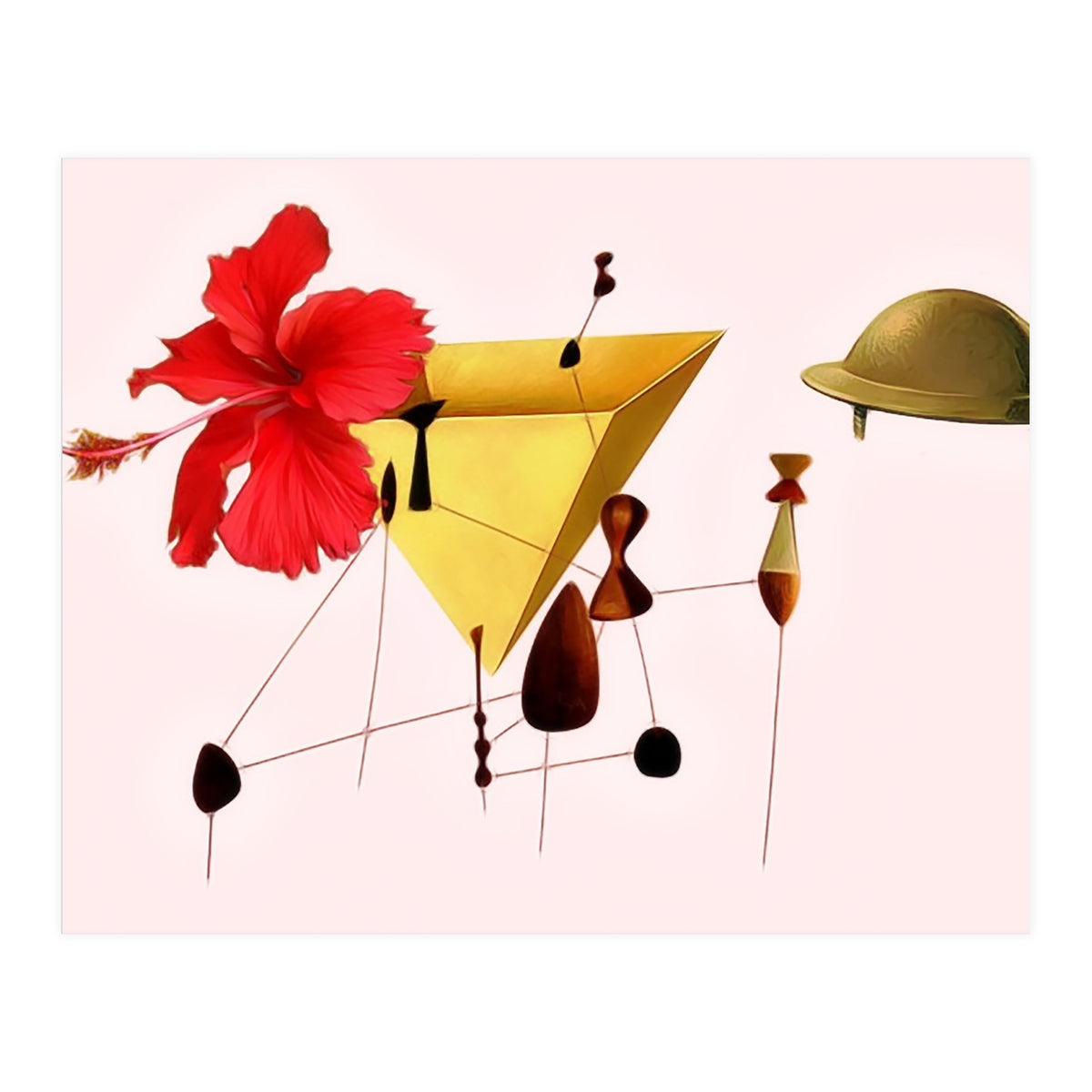 Golden Abstract (Print Only)