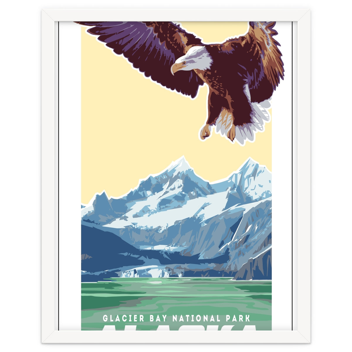 Alaskan Eagle Poster