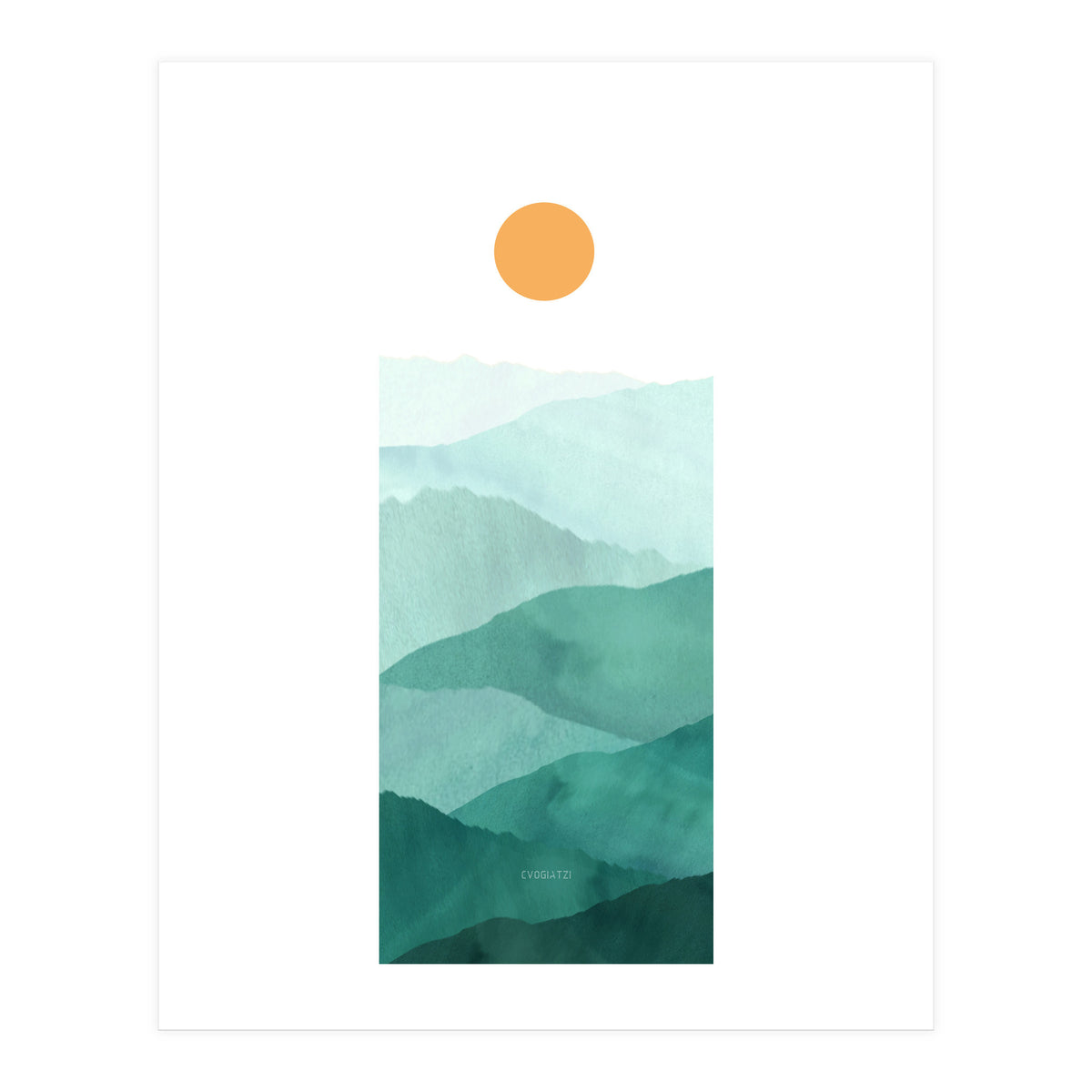 Waves of a sunset (Print Only)