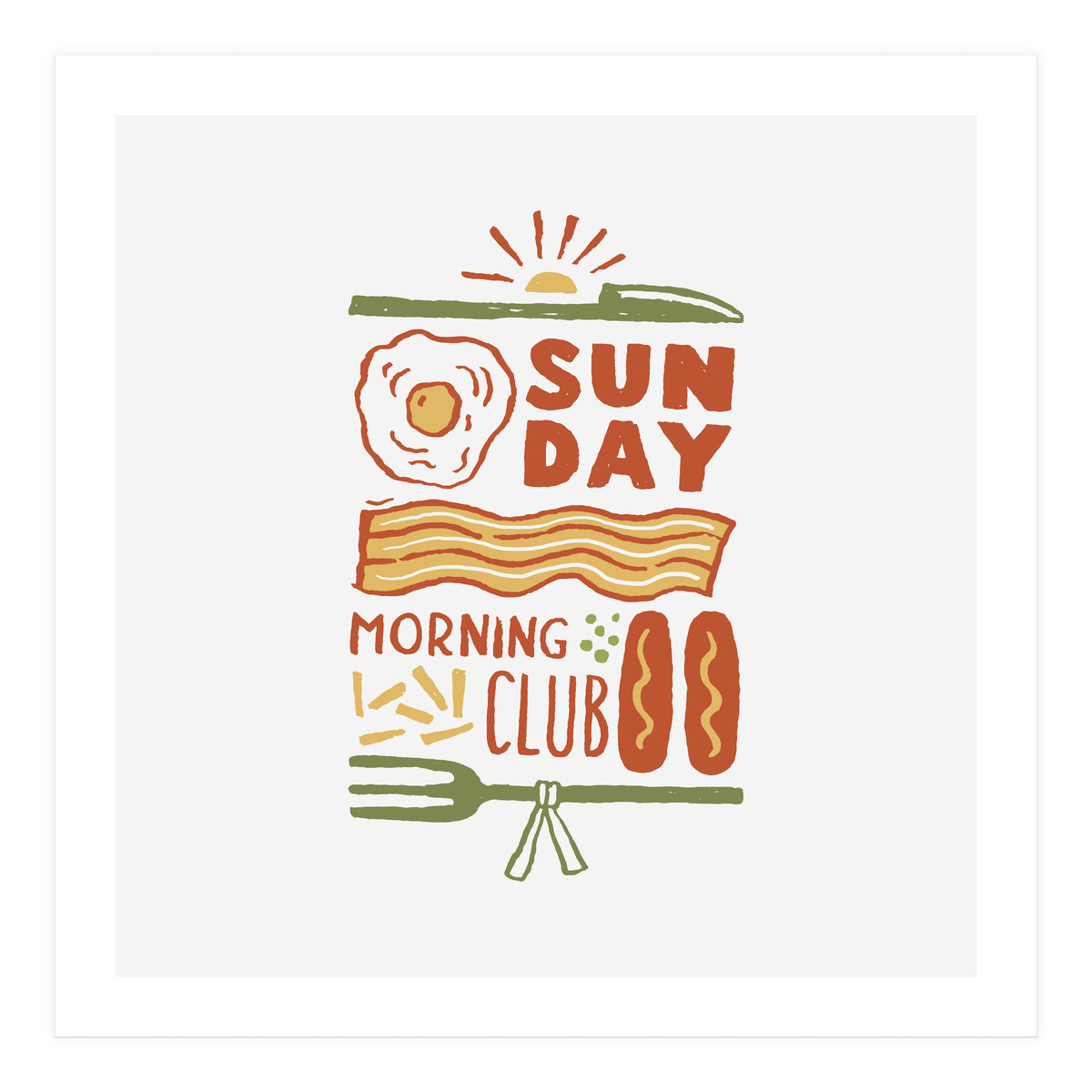 Sunday Club (Print Only)