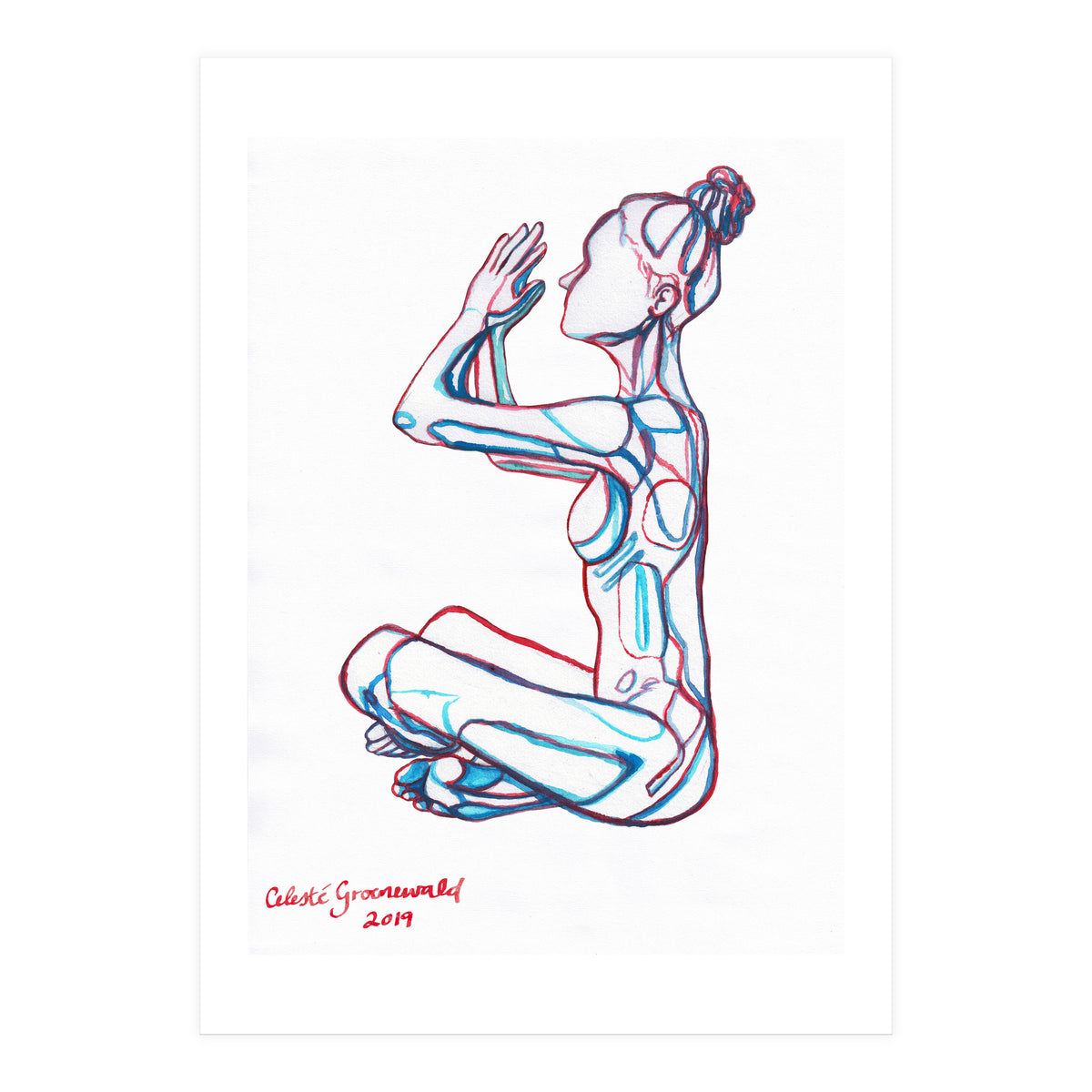 Sukhasana (Print Only)