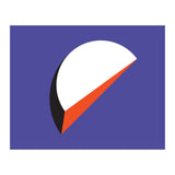 Geometric Shapes No. 37 - orange & purple (Print Only) thumbnail