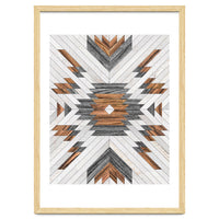 Urban Tribal Pattern No.8 - Aztec - Wood