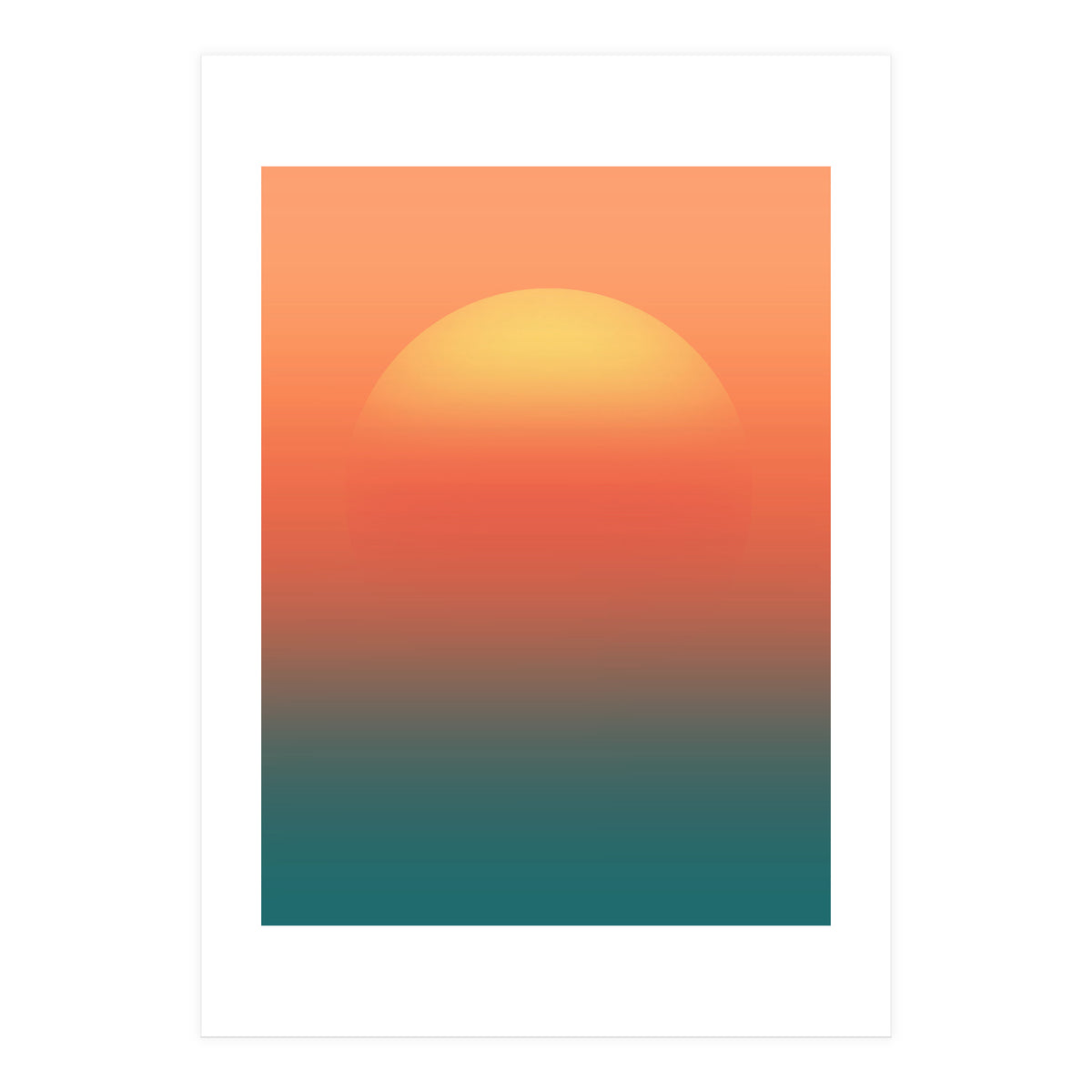 Ocean sunrise (Print Only)