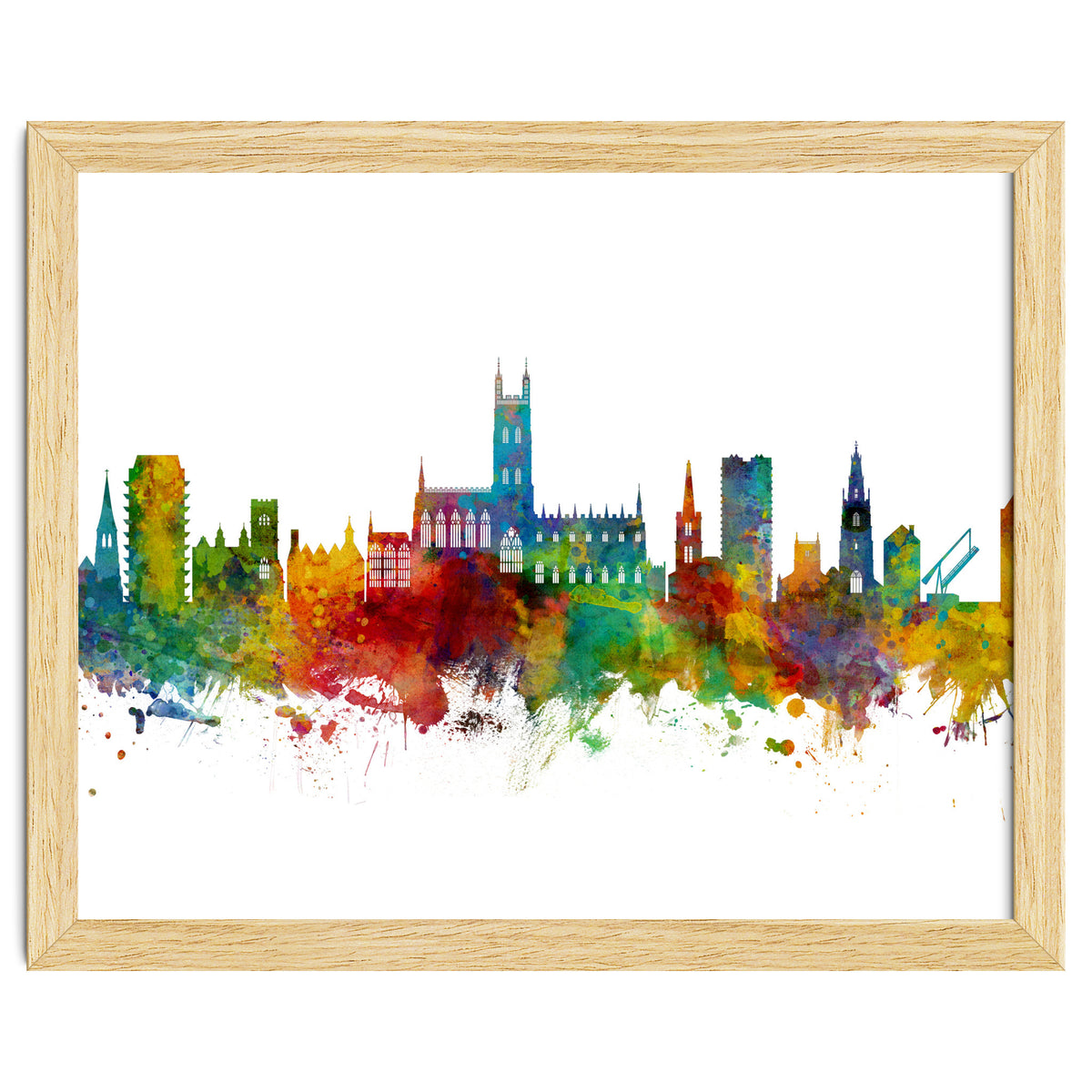 Gloucester England Skyline