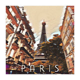 Paris, Eiffel tower street view. (Print Only) thumbnail