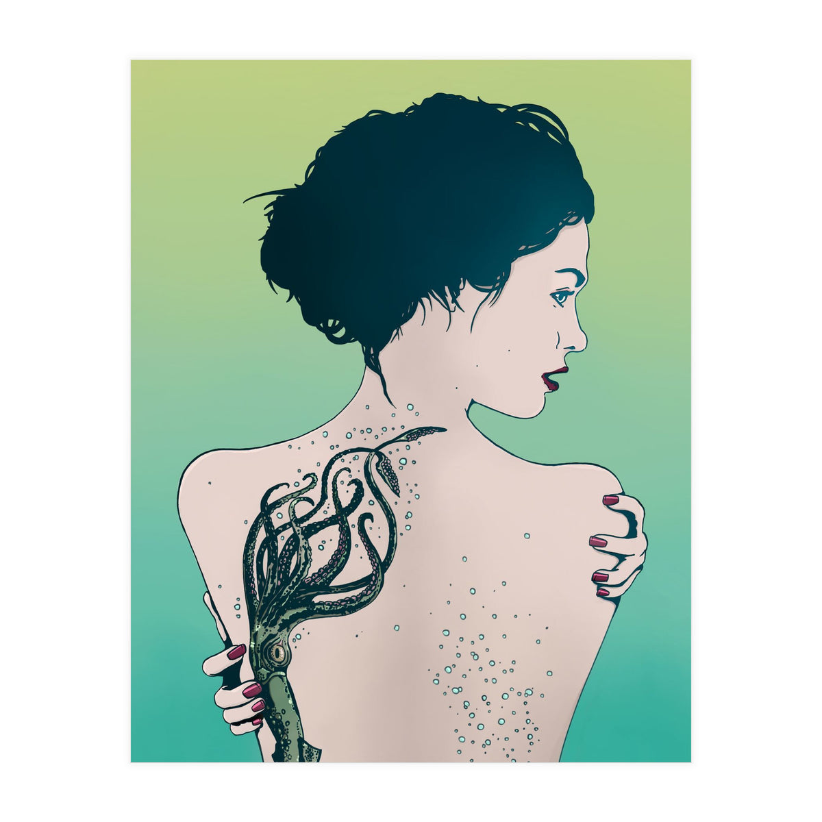 Octopus Lady (Print Only)