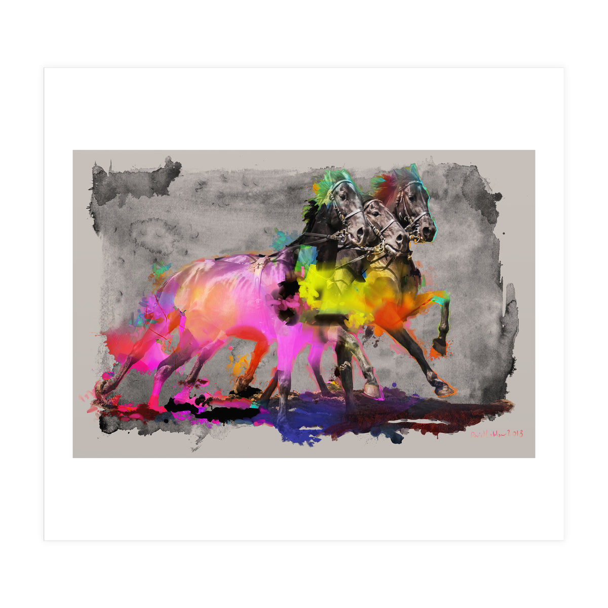 Horsesrunning03 Artrage 01 (Print Only)