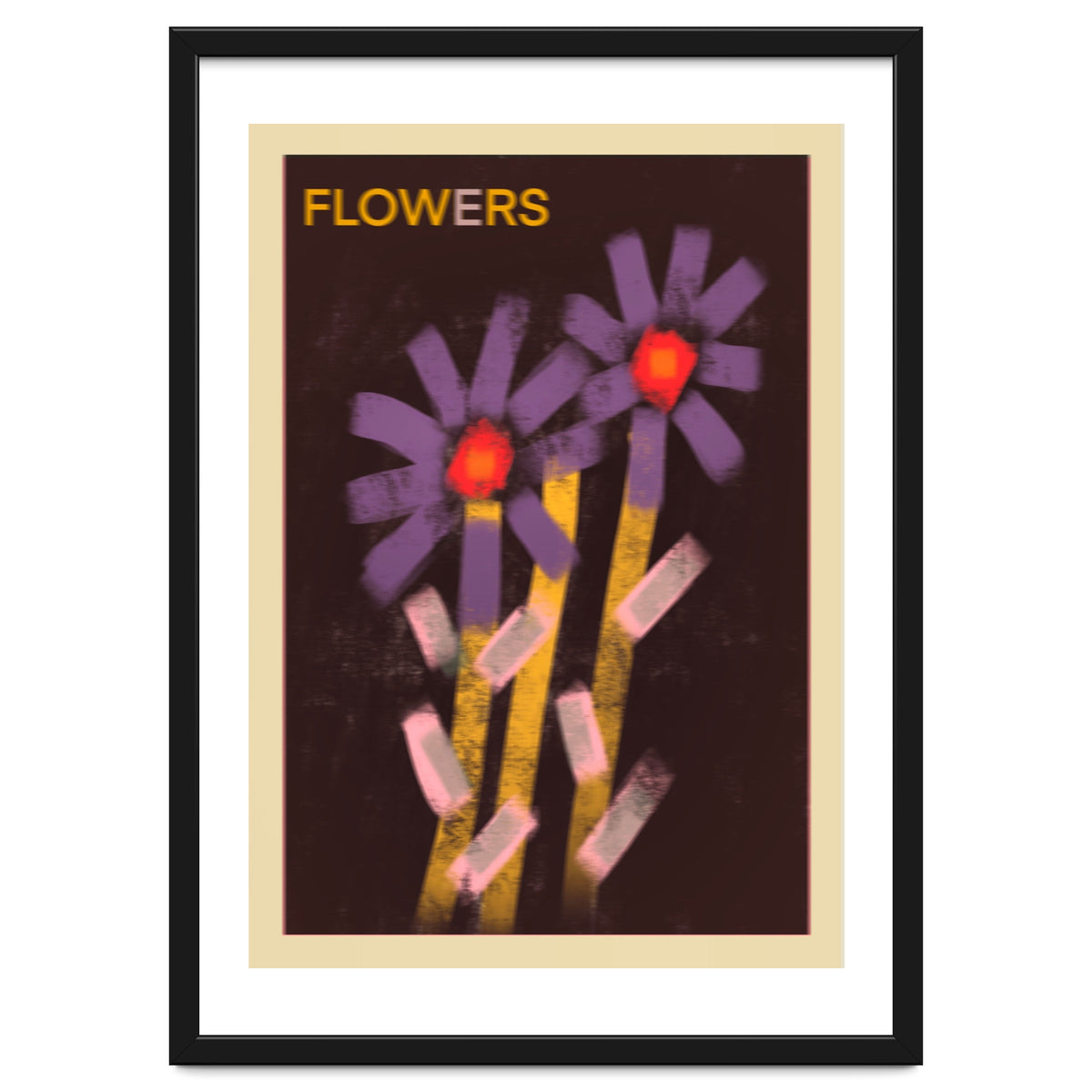 Blurry flowers