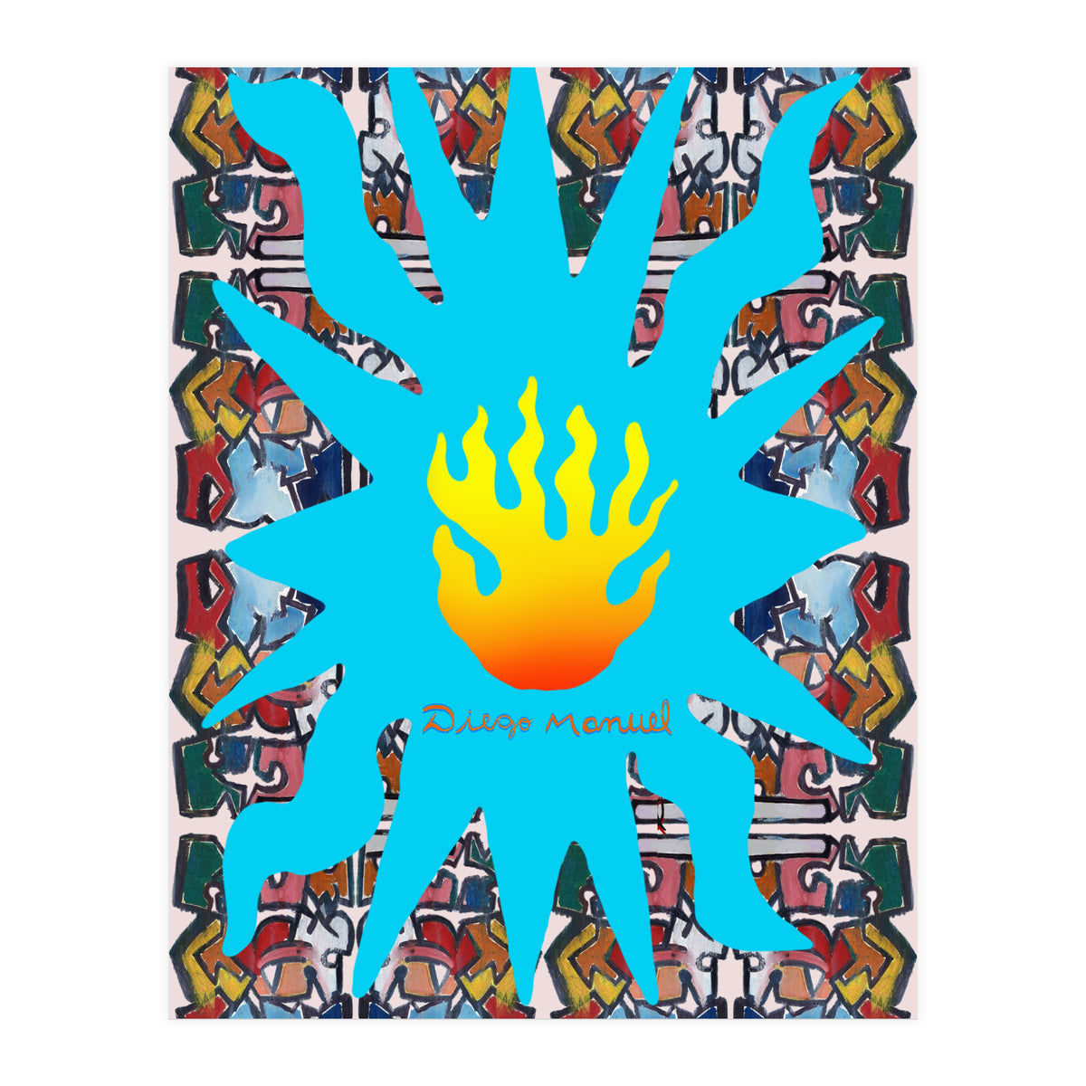 Fuego Y Graffiti 51 (Print Only)