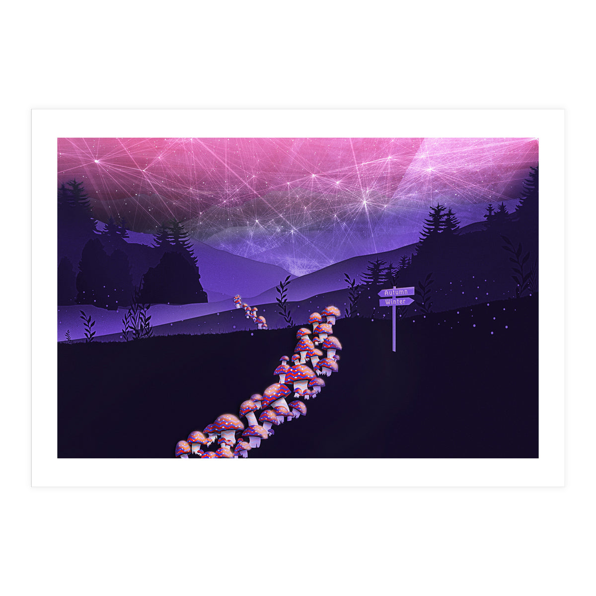 Mushroom Wanderlust (Print Only)