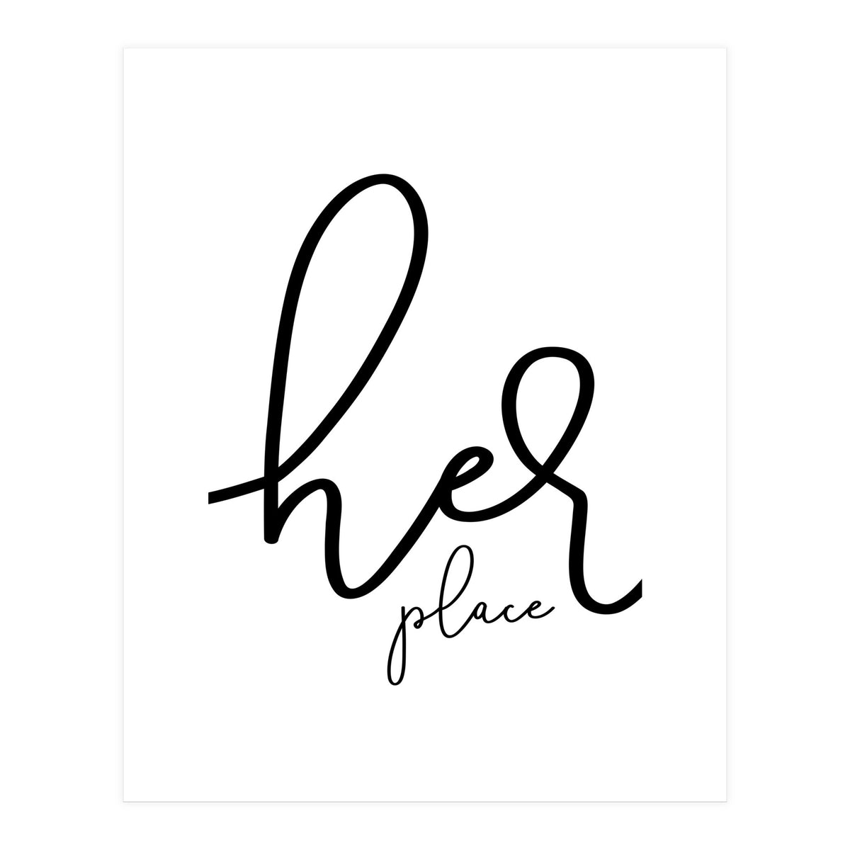 Her place (Print Only)