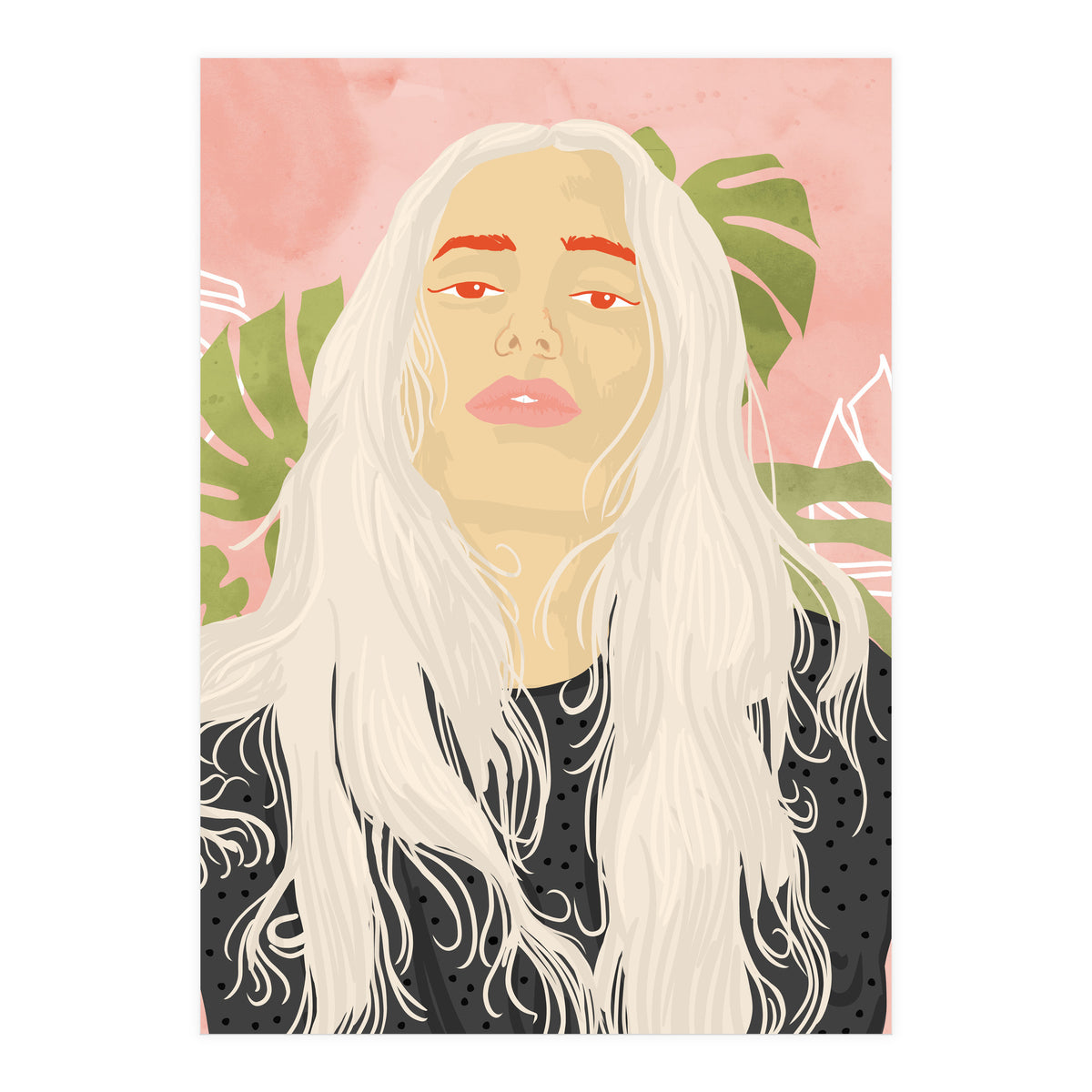 Tropical Fashionista (Print Only)