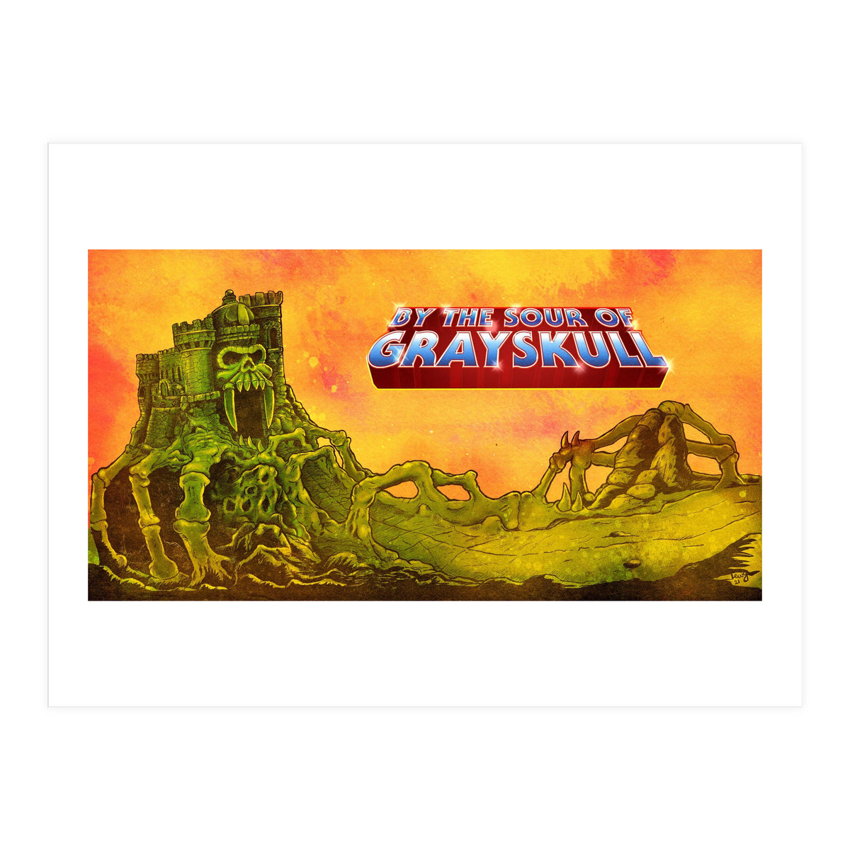 By The Sour Of Graykull - Steel City Brewery x Mega Collab - Grapefruit & Redcurrant Sour Beer (Print Only)