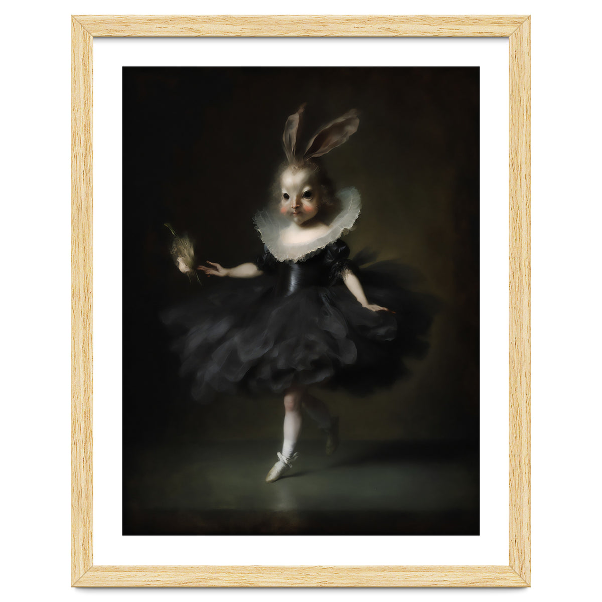 Gothic Hare-Girl Hybrid Ballerina