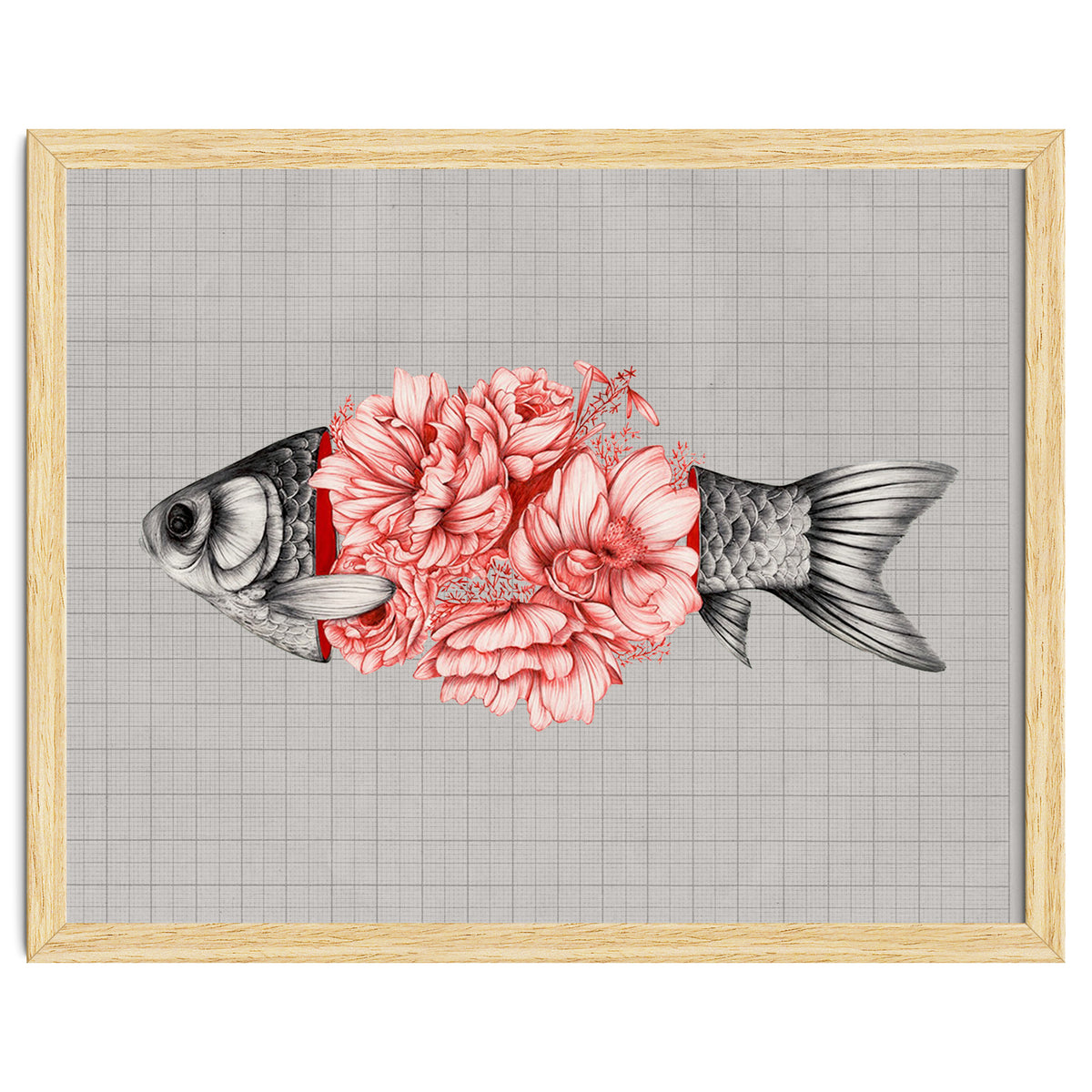 Vintage Tropical Aquarium Fish