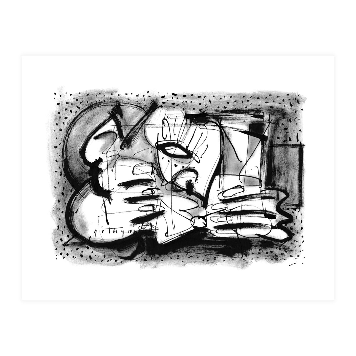 Drinker - b&w (Print Only)