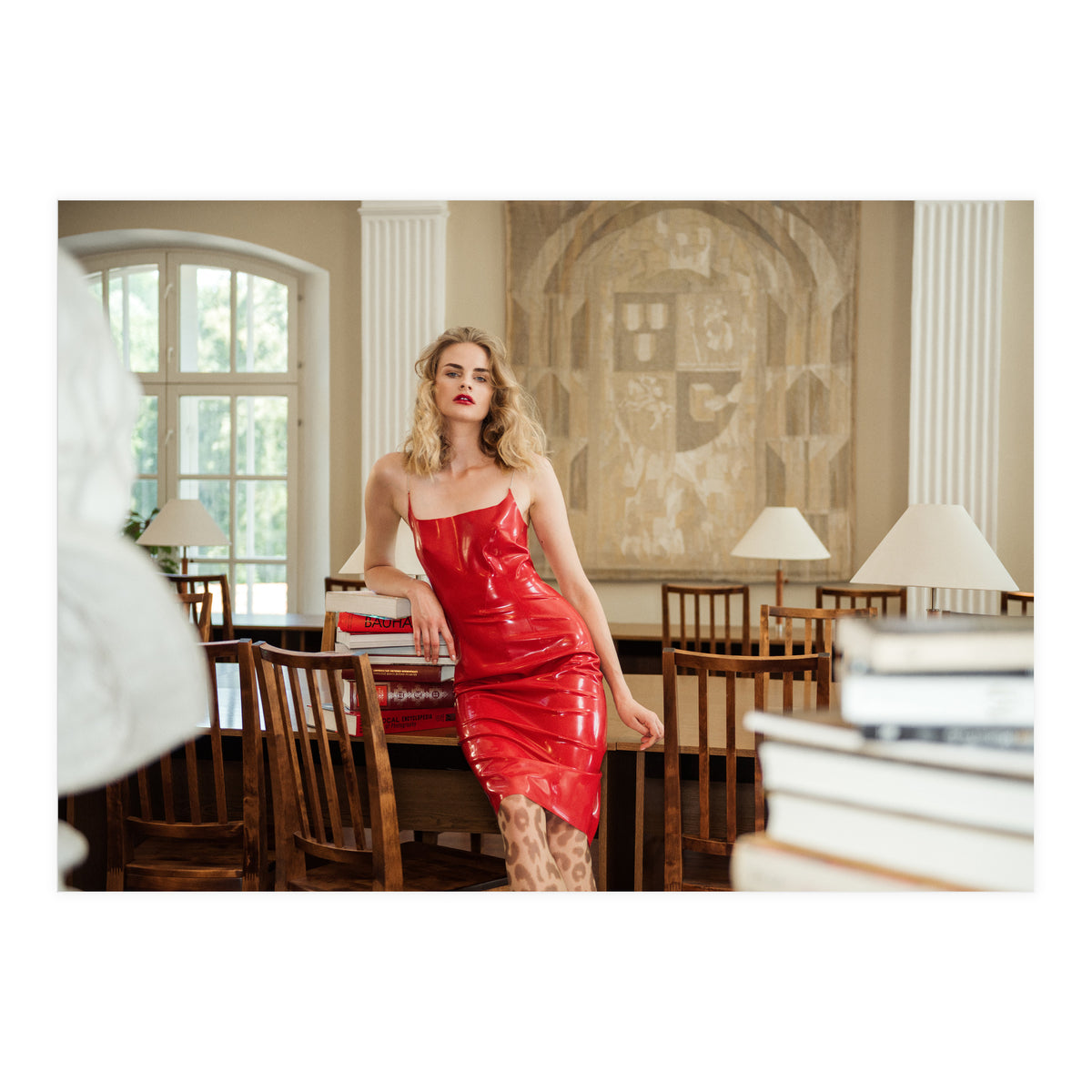 Lady in Red (Print Only)