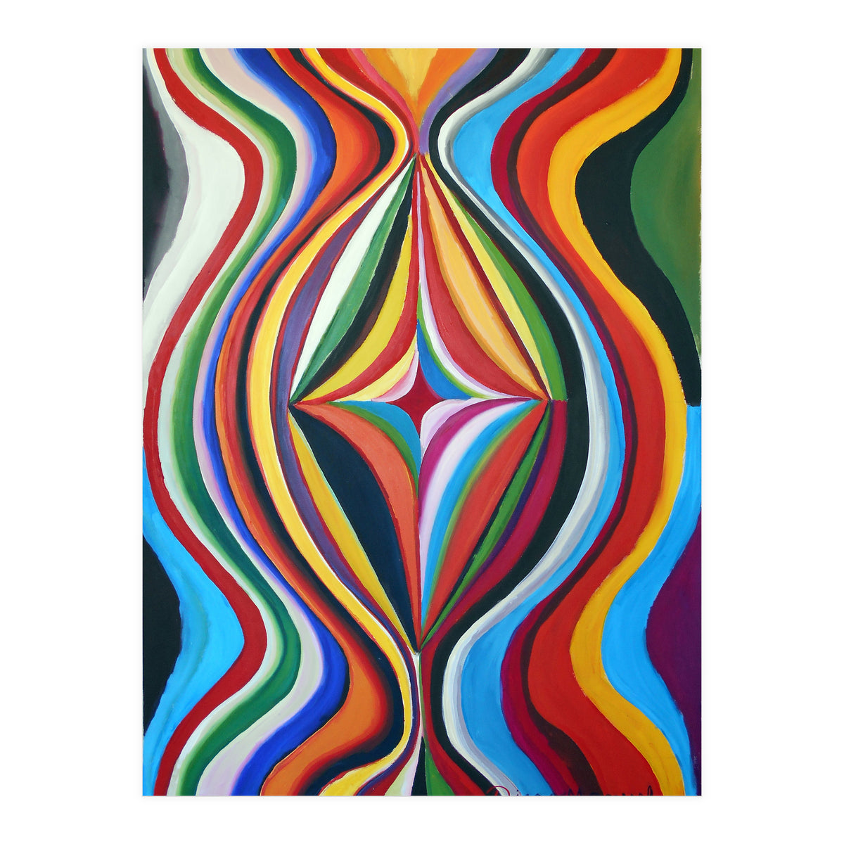 Graffiti Con Rombo (Print Only)