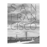 Golden Gate Bridge & Baker Beach | Text & Skyline (Print Only) thumbnail